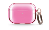 Фото — Чехол для наушников Elago Clear Hang case для AirPods Pro, неоновый розовый